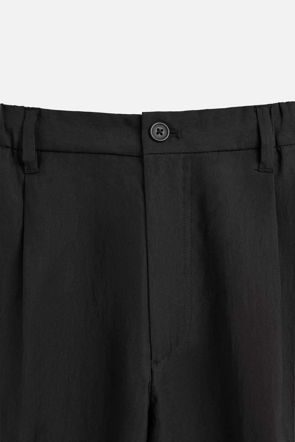 RELAXED FIT FLOWING TROUSERS - Zara фото 9