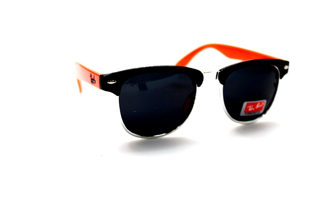 Подростковые солнце ray ban 001 черный оранжевый