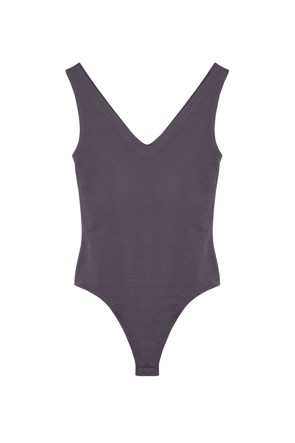 TRENDYOLMILLA Ekru Soft Touch/Yumusak Fitted V Yaka C?tc?tl? Orme Body TWOSS24BD00006  фото 14