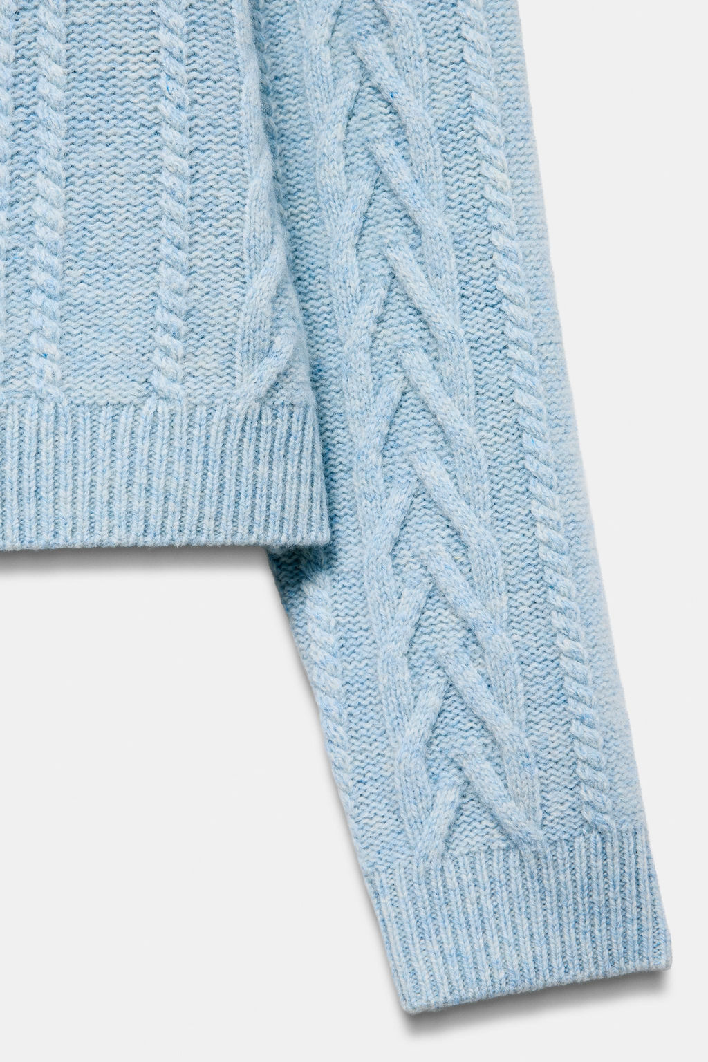 80% WOOL CABLE KNIT JUMPER SKI COLLECTION - Zara фото 8
