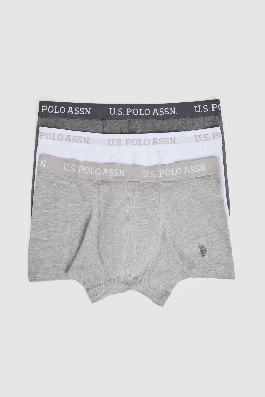 Erkek Antrasit Melanj 3l_ Boxer Tak_m_