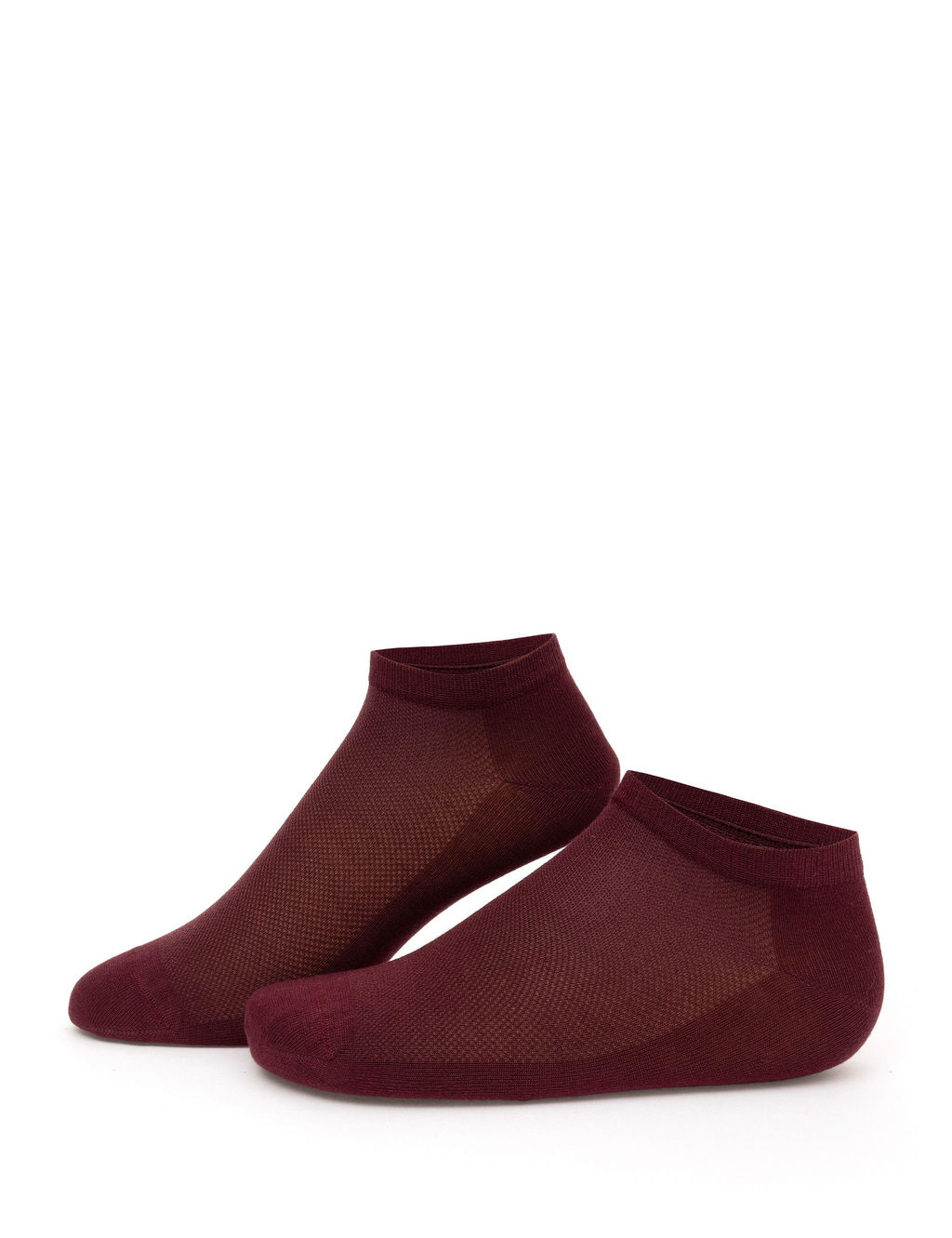 Erkek Bordo Patik _orap