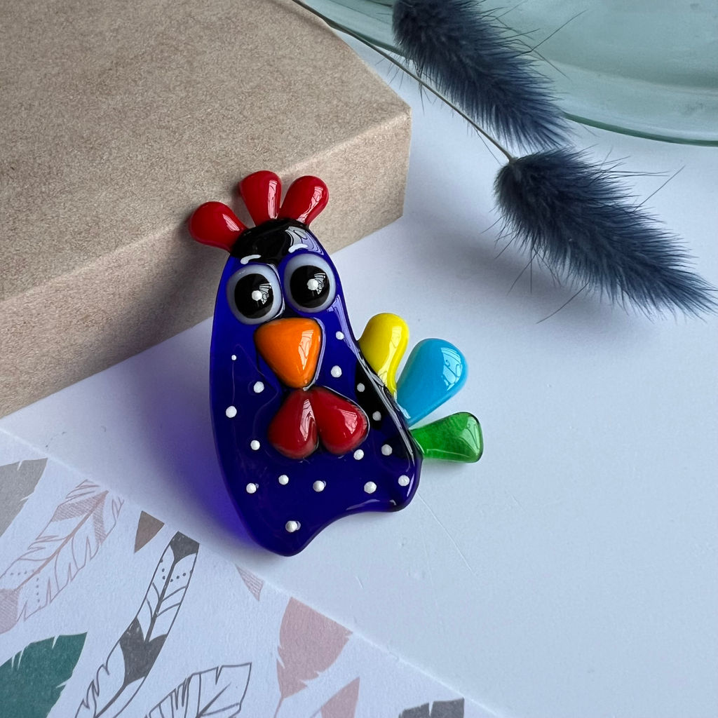 Брошь Курочка - Стрекоза фото 3