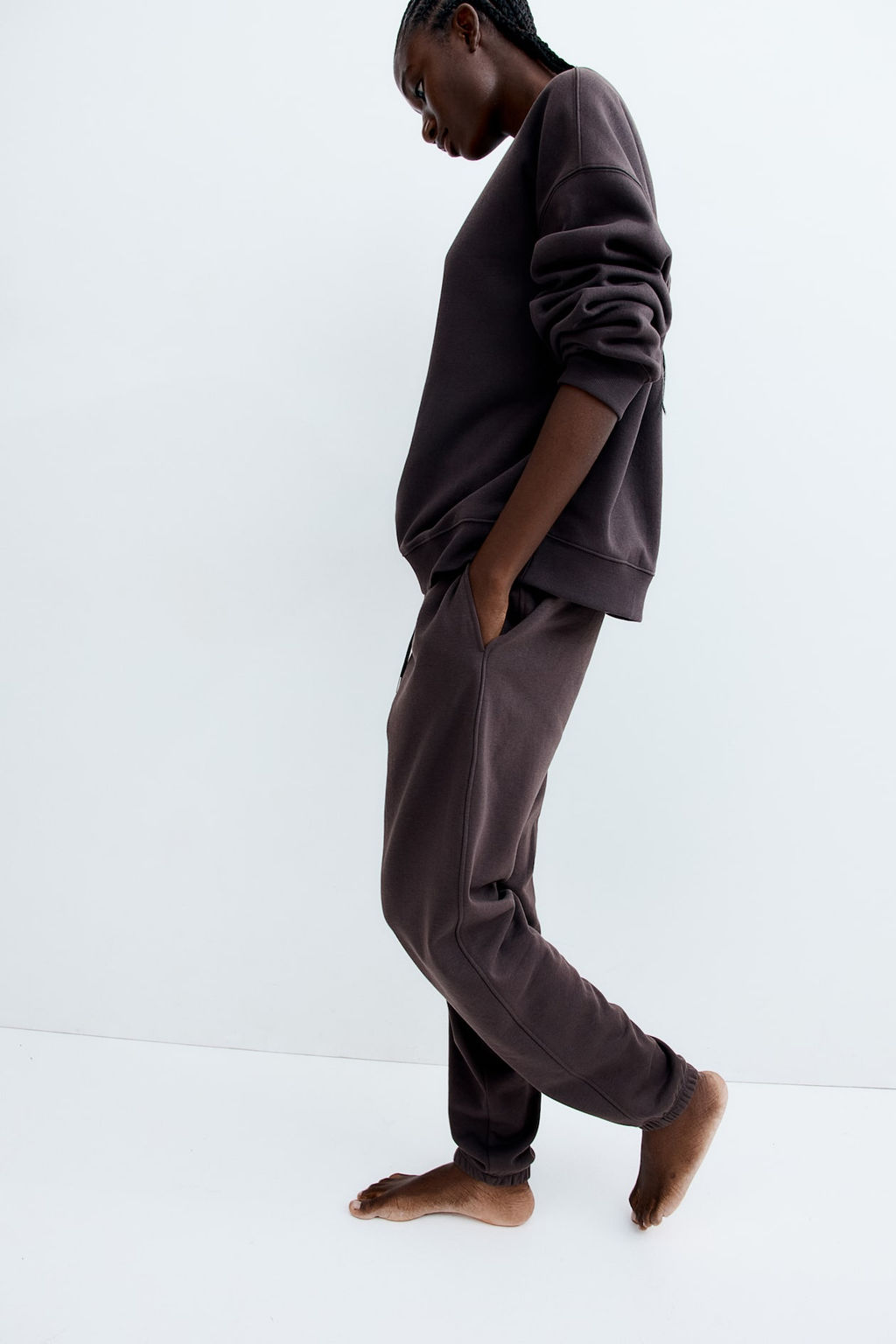 Pantalon de chandal en mezcla de algodon - H&m фото 4