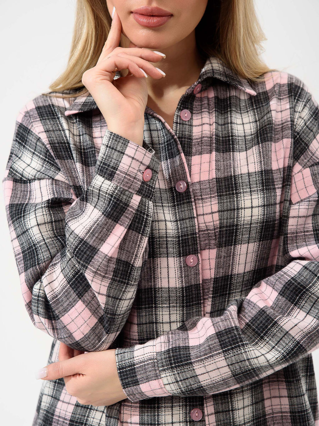 Халат фланель "Рубашка"