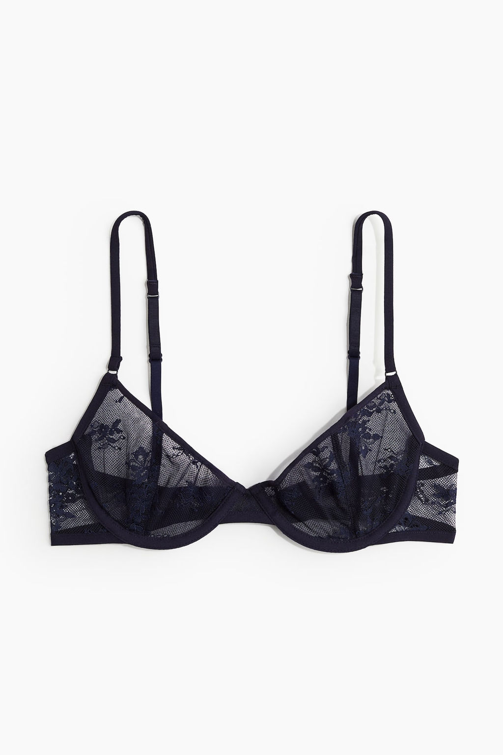Sujetador de encaje con aros sin acolchado - H&m фото 4