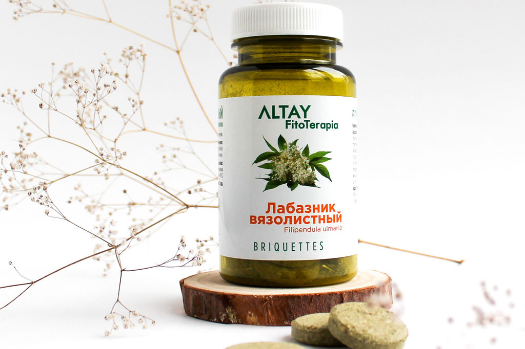 БАД в монобрикетах Лабазник вязолистный Алфит 4015 фото 3