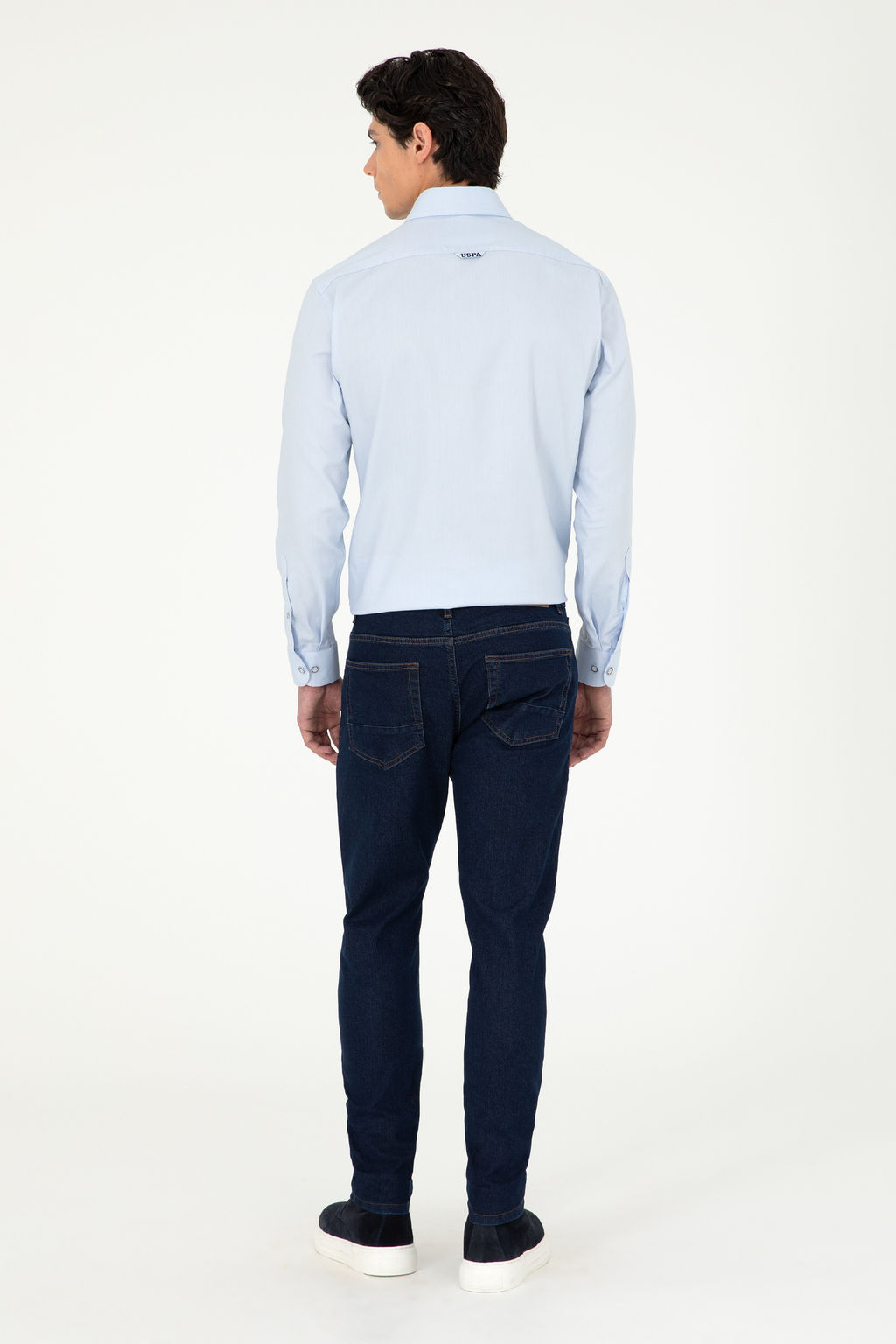 Мужские темно-синие джинсовые брюки - U.s. polo assn фото 10