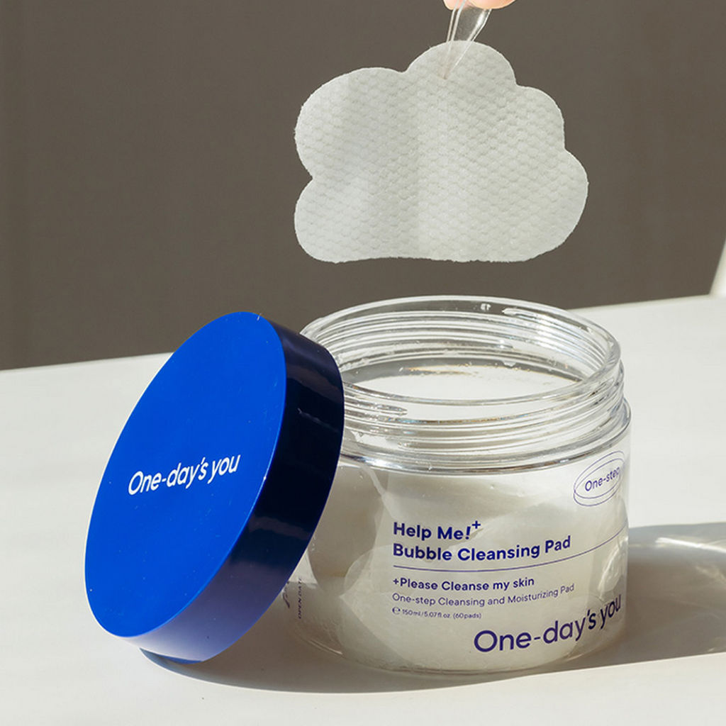 One-days you Очищающие пузырьковые пэды для лица / Help Me Bubble Cleansing Pad, 60 шт.