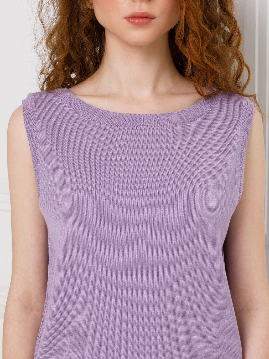 Блузка вязаная