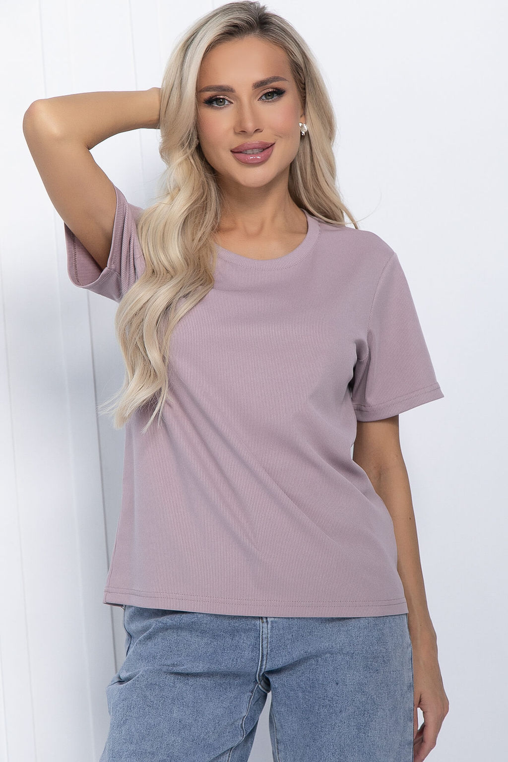 Блуза Роуз (пыльная роза) Б11378 - Lt collection фото 7