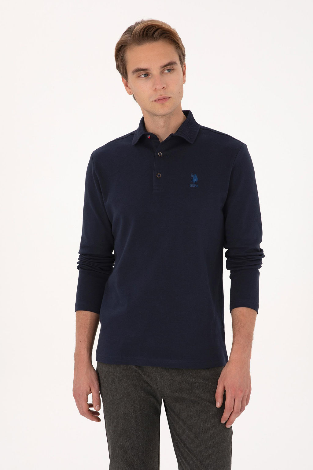 Erkek Lacivert Basic Sweatshirt - U.s. polo assn фото 3