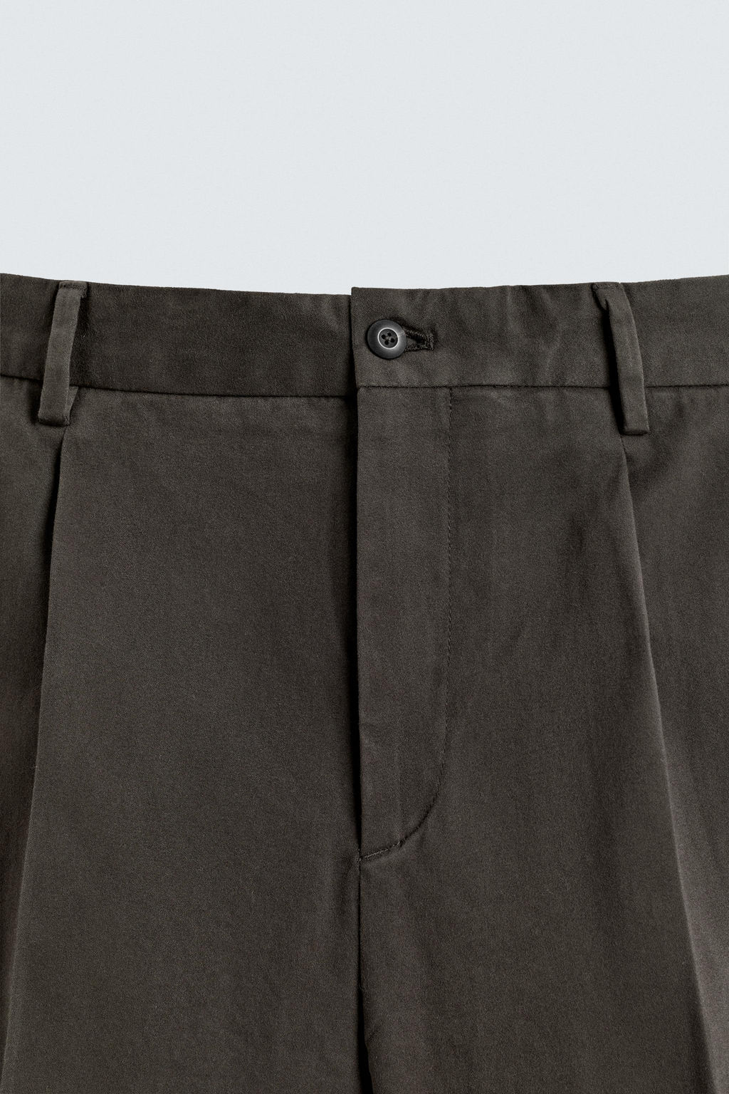 WASHED-EFFECT SUIT TROUSERS - Zara фото 8