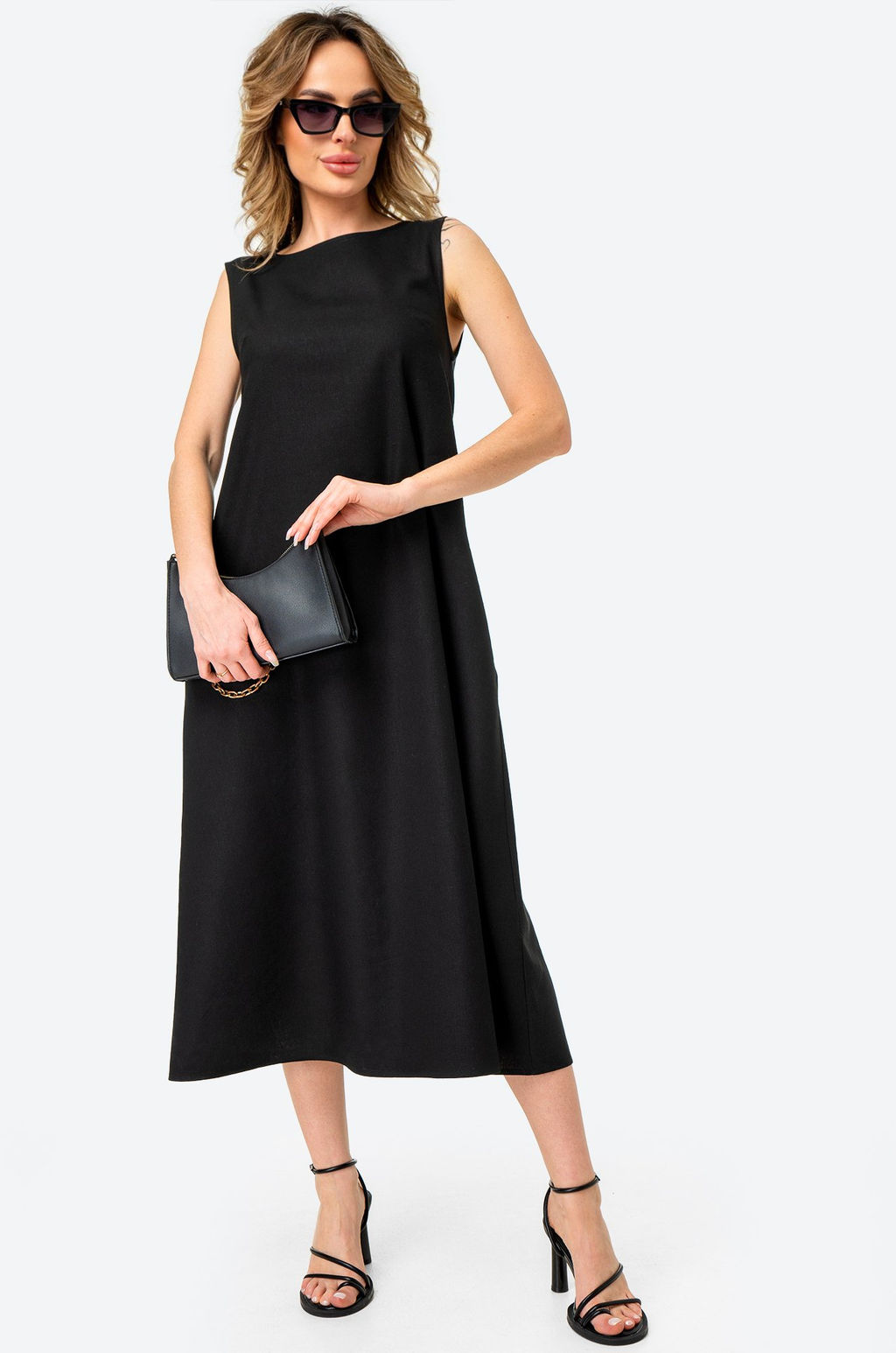 Женское льняное платье Happyfox