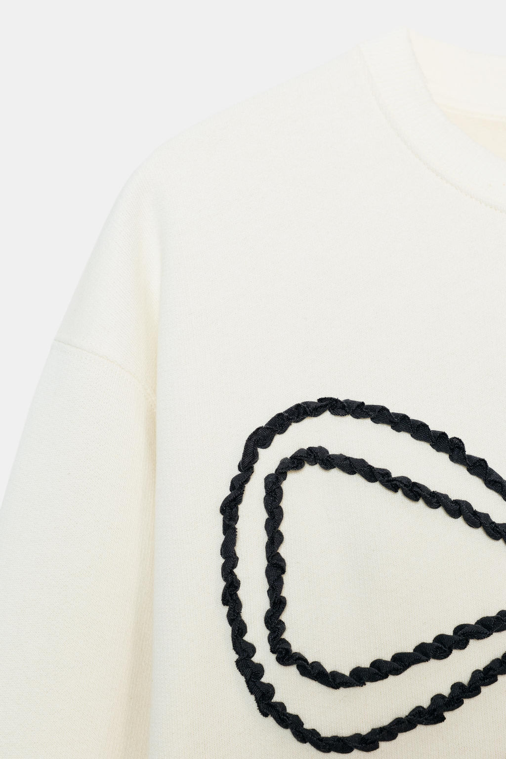 CONTRAST BOW SWEATSHIRT - Zara фото 6