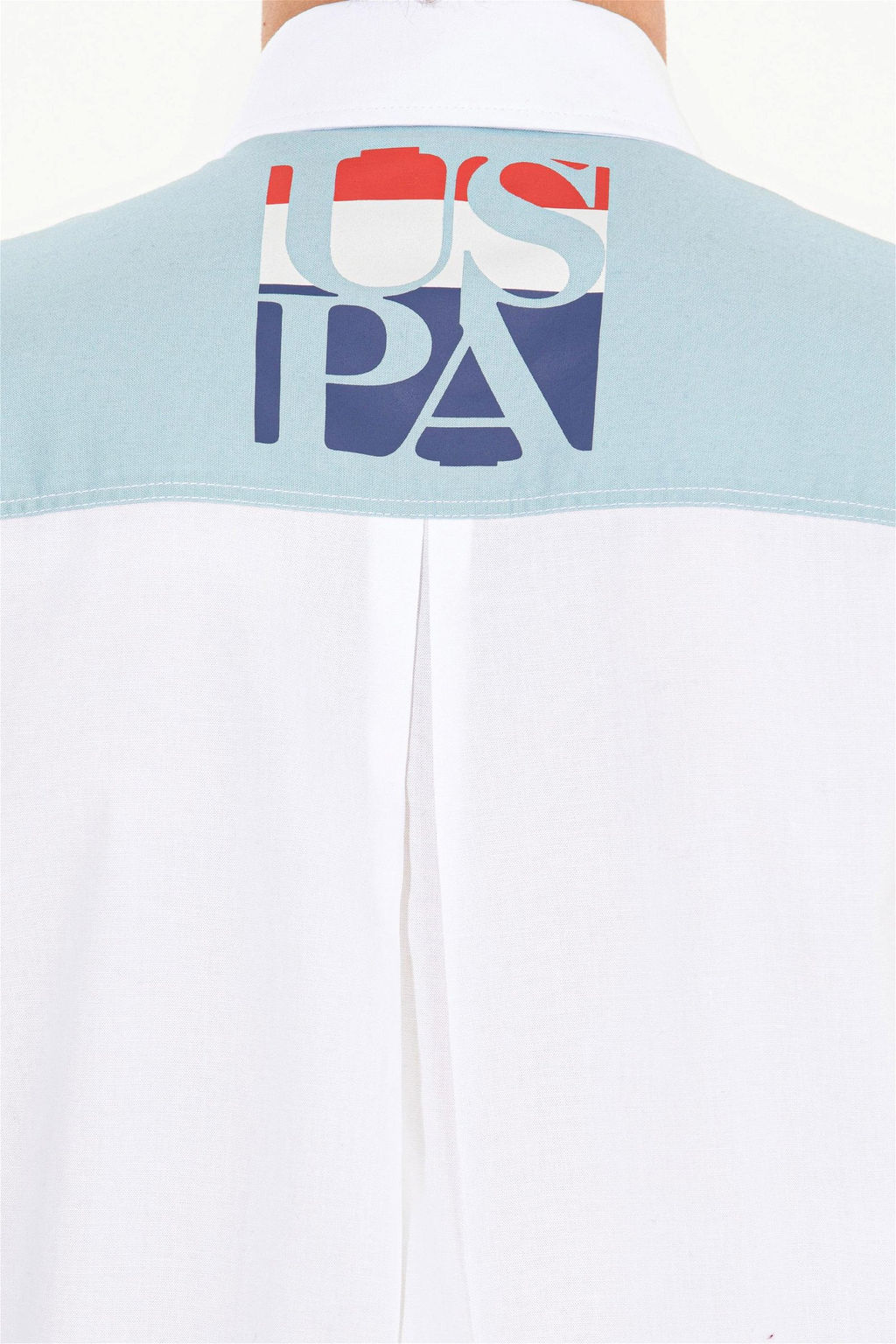 Мужская синяя рубашка с длинным рукавом - U.s. polo assn фото 7