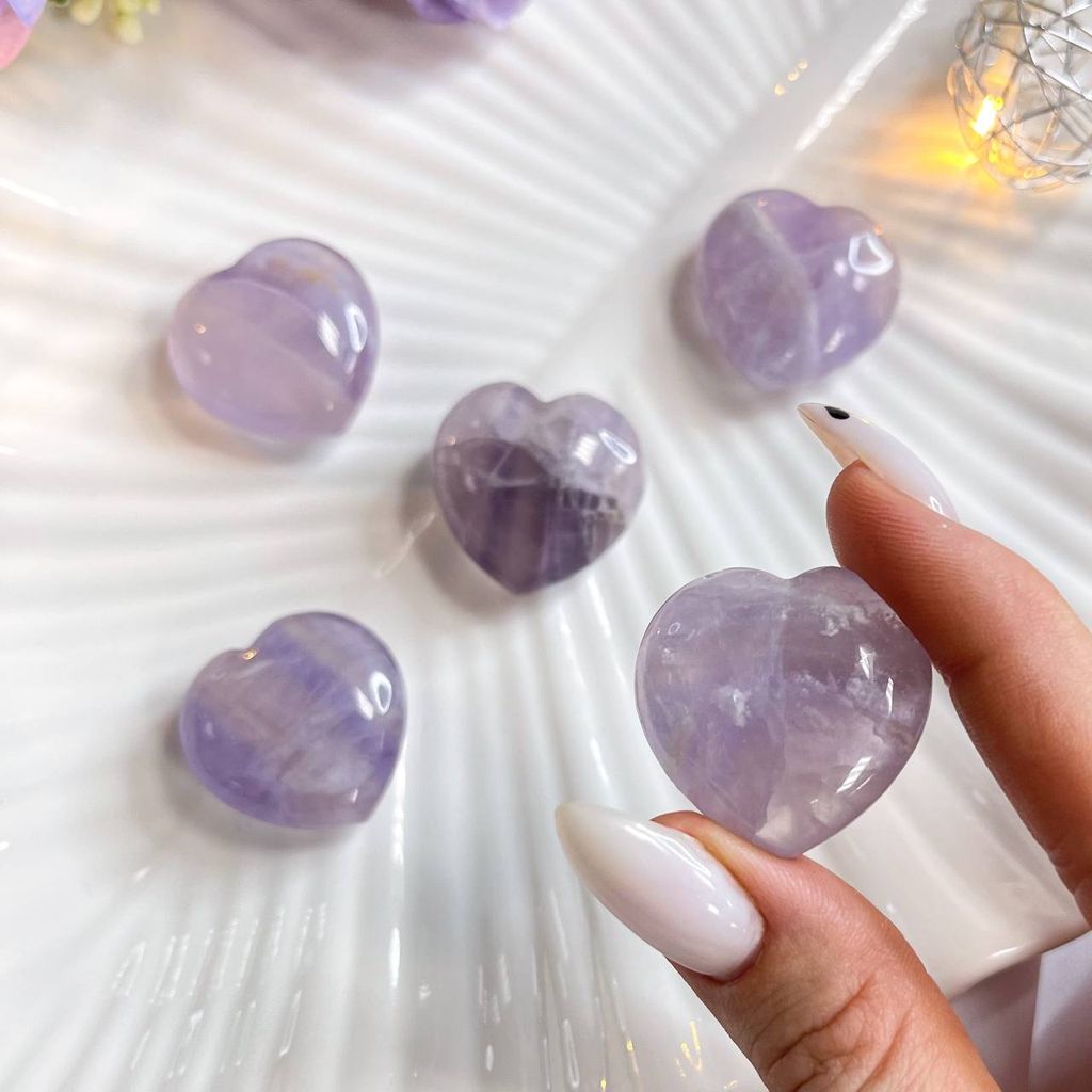 Сердце из Флюорита - Радуга самоцветов фото 2