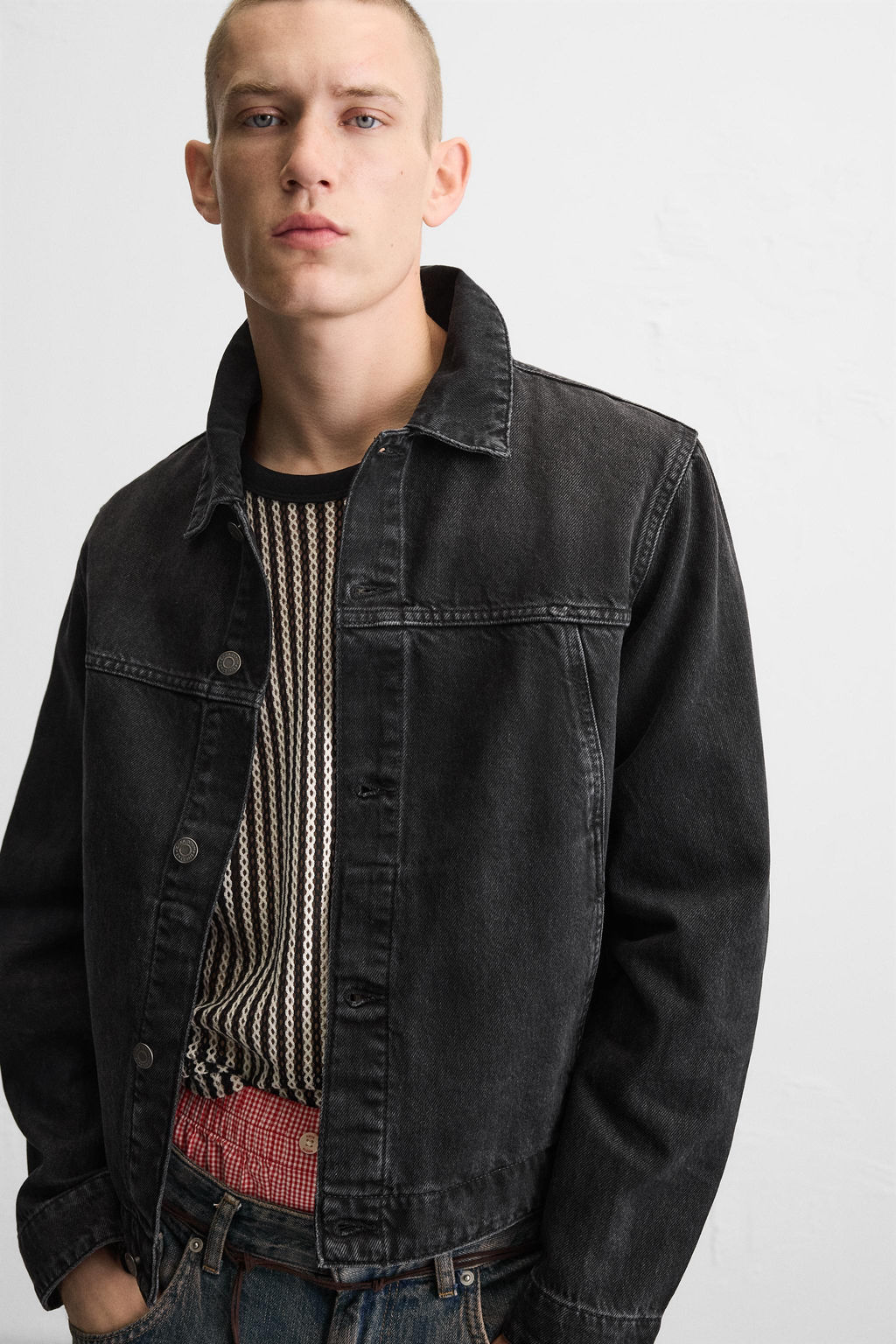 BASIC DENIM JACKET - Zara фото 5