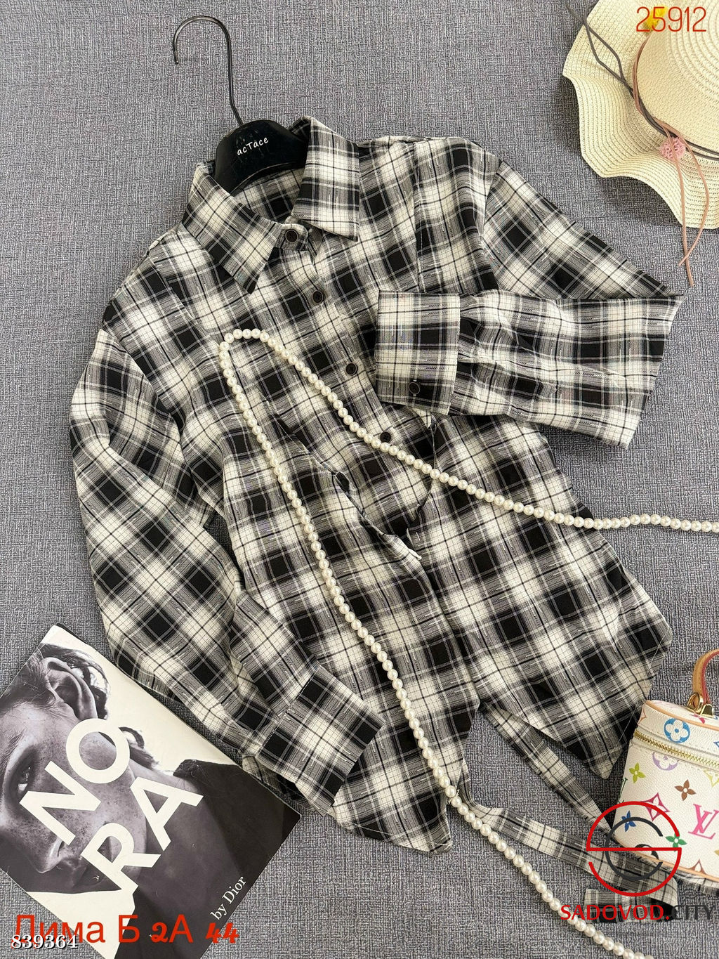 Рубашки женская в клетку - Bruno фото 6