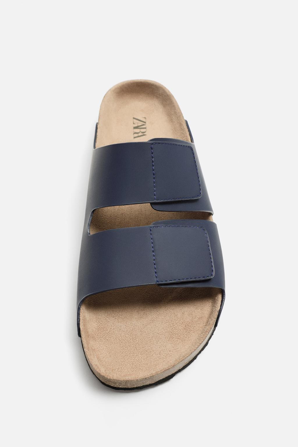RUBBERISED DOUBLE-STRAP SANDALS - Zara фото 15