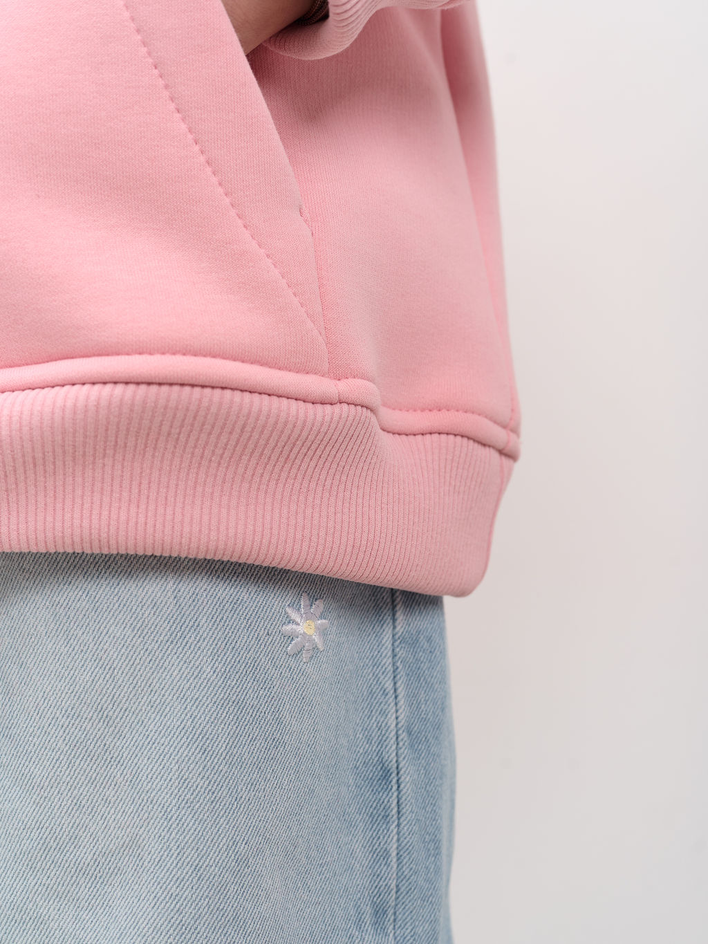 Толстовка с капюшоном для девочки "Basic" розовый