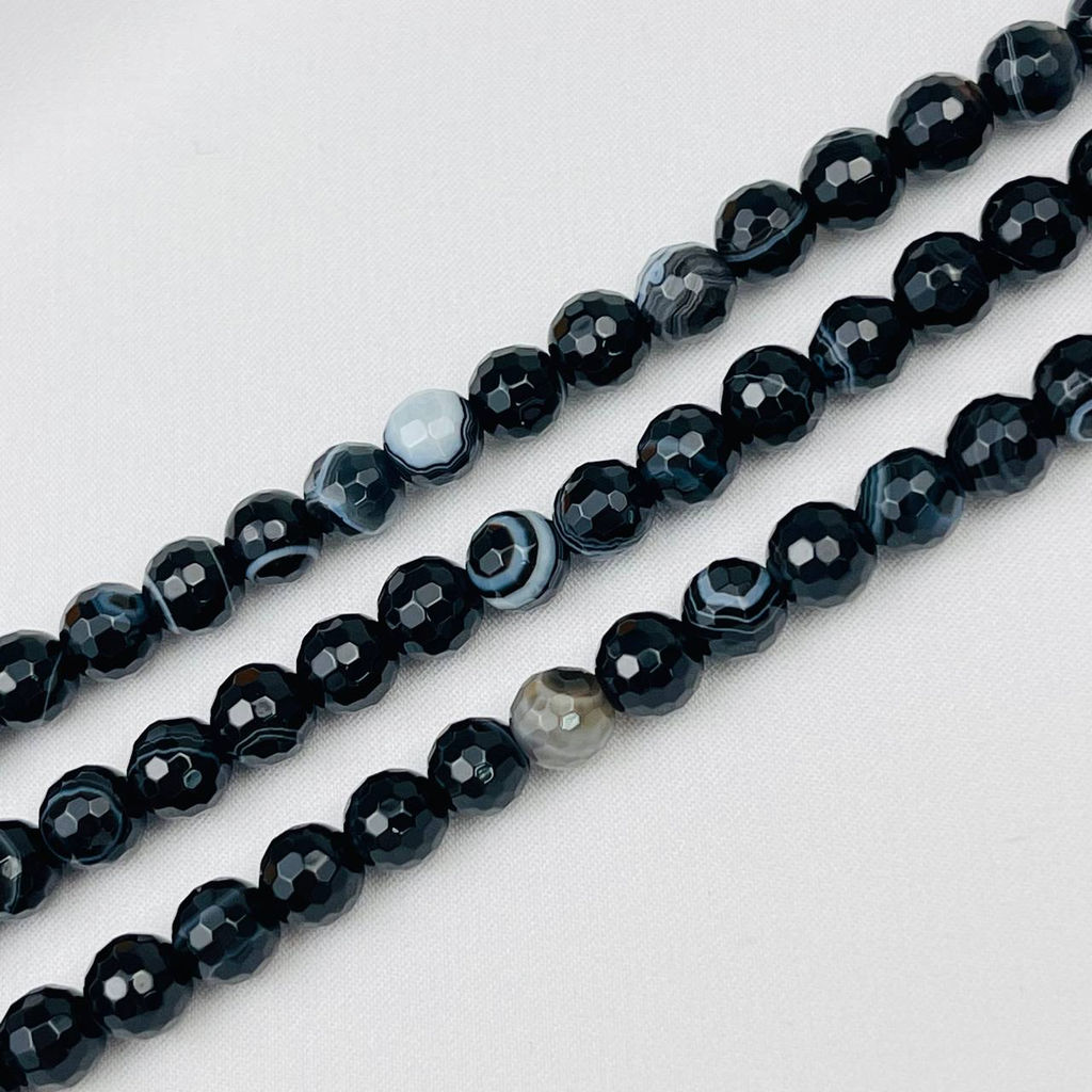 Бусины для украшений из полосатого Агата