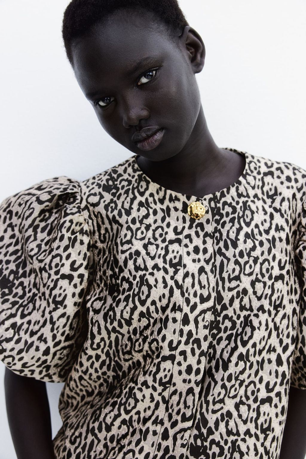 Blusa con mangas globo - H&m фото 8