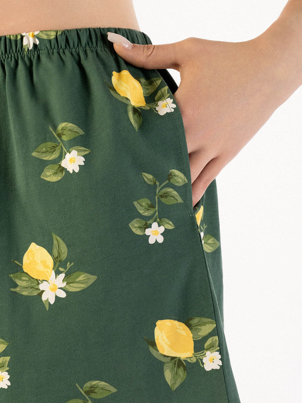 Пижама Indefini 5059TBP желтый хлопок фото 8