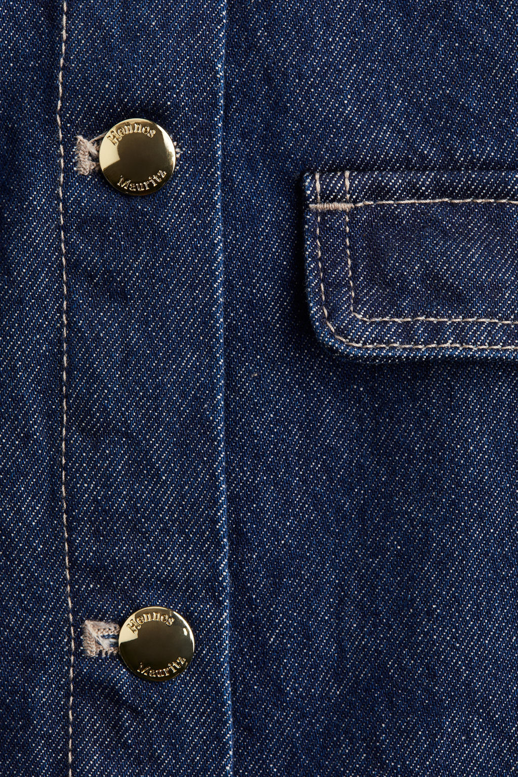 Chaqueta denim sin cuello - H&m фото 5