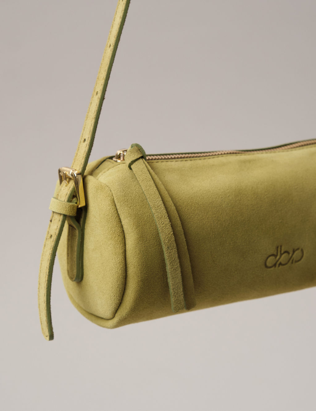 Замшевая сумка Tube DBR 31343 киви/велюр фото 9