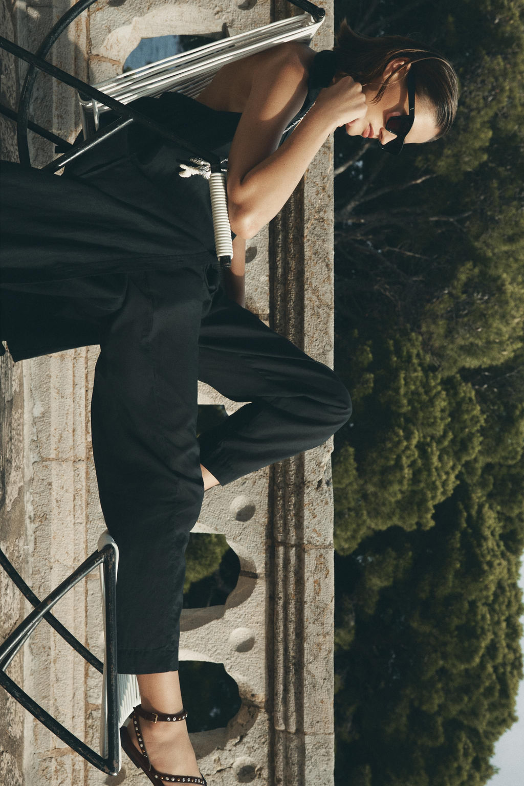 BEADED LEATHER SANDALS - Zara фото 5