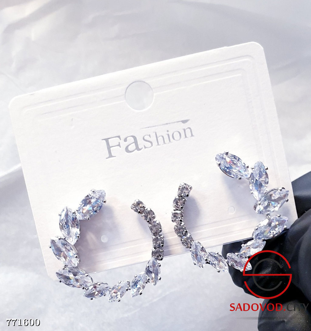 Серьги с кубическим цирконием - Bruno фото 9