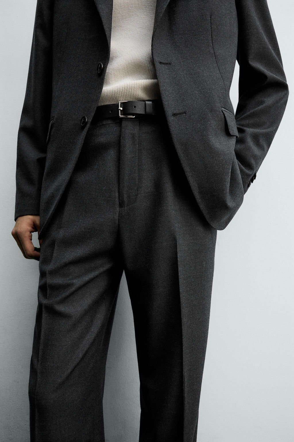 WOOL SUIT TROUSERS - Zara фото 5