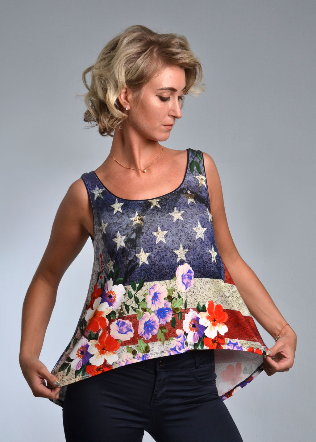 Майка женская ФРИДА (индиго №14) - Ивановская трикотажная компания фото 2