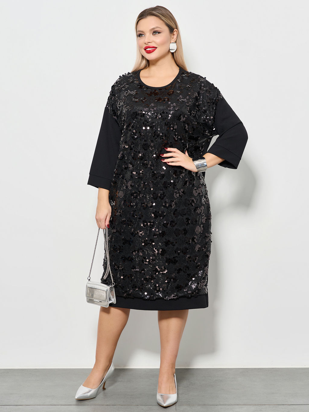 Платье 0125-8а чёрный кристалл - Aquarell фото 6