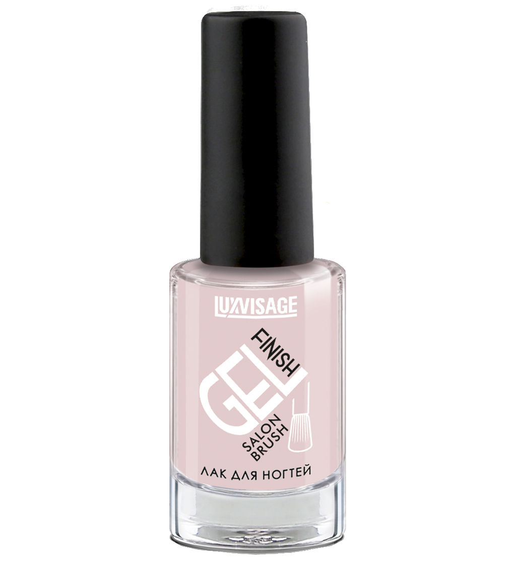 LuxVisage Лак для ногтей GEL finish тон 31 розовый пастельный 9мл