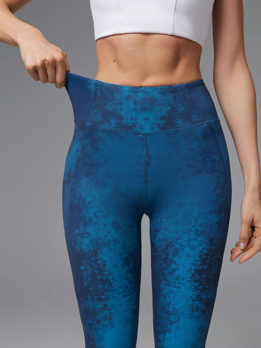 Леггинсы спортивные с принтом - NEVERLATE фото 4