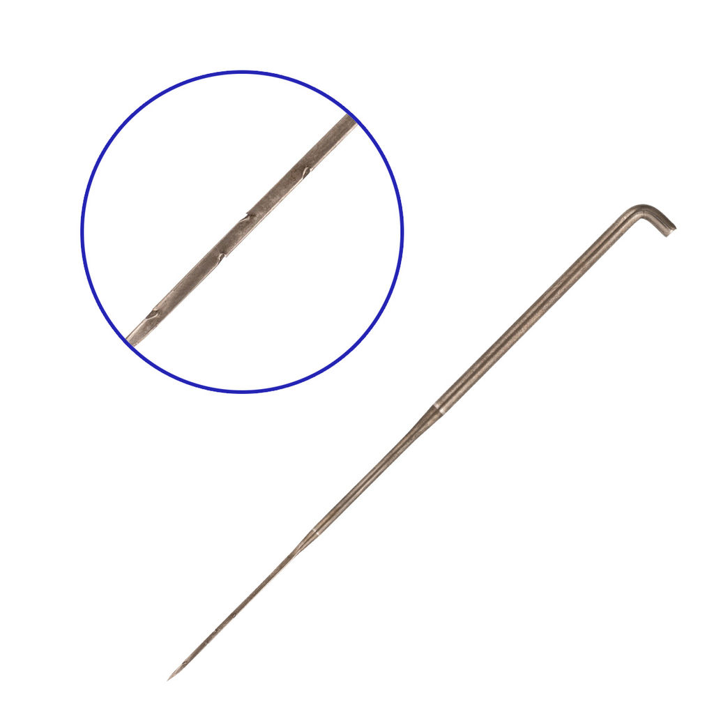 Gamma FN-012 Иглы для валяния (фелтинга) запасные в пластиковой упаковке с европодвесом 5 шт №38 средние, тип крученые треугольные