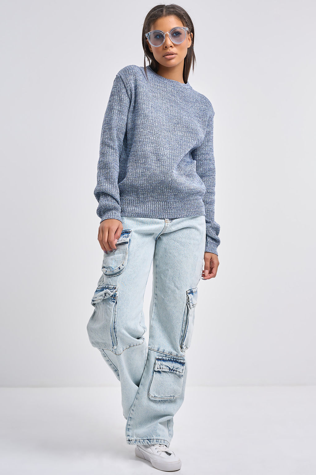 Джемпер вязаный свободный мод. 9324 - Fly фото 16