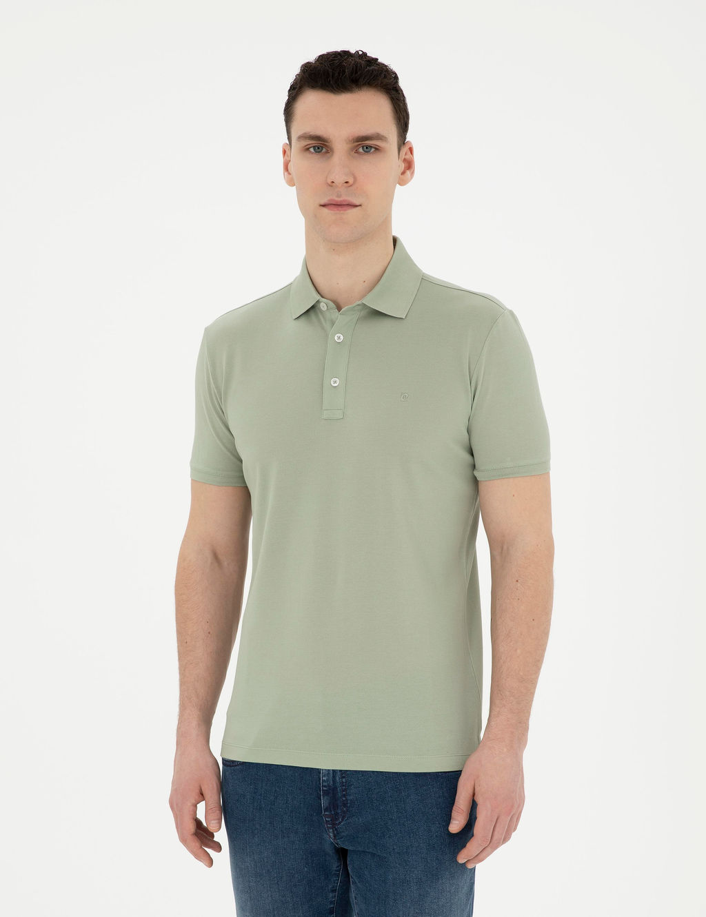 _a_la Ye_ili Slim Fit Merserize Ti__rt - Pierre cardin фото 8