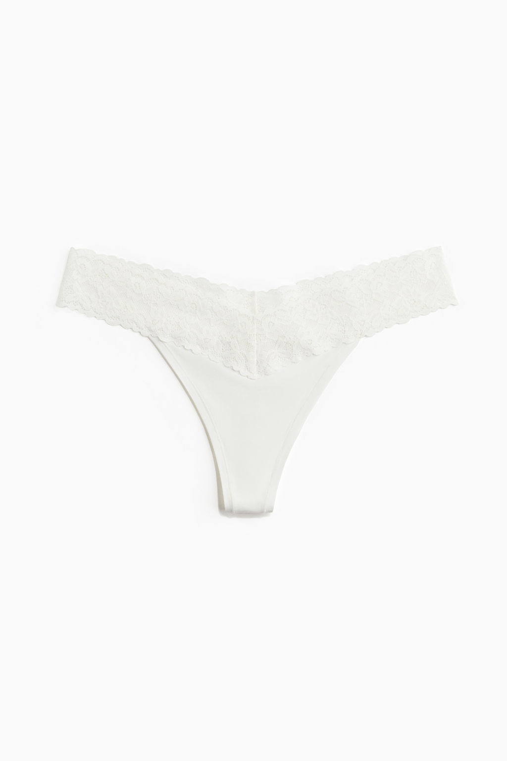 Pack de 3 bragas thong de microfibra y encaje - H&m фото 5