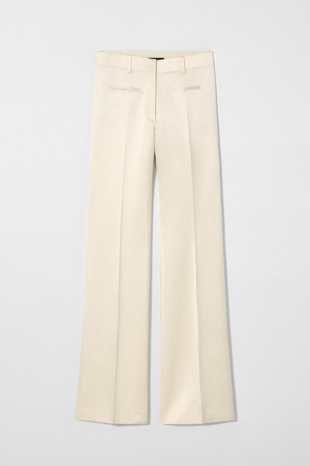 FLARED LINEN BLEND TROUSERS KATE MOSS X ZARA