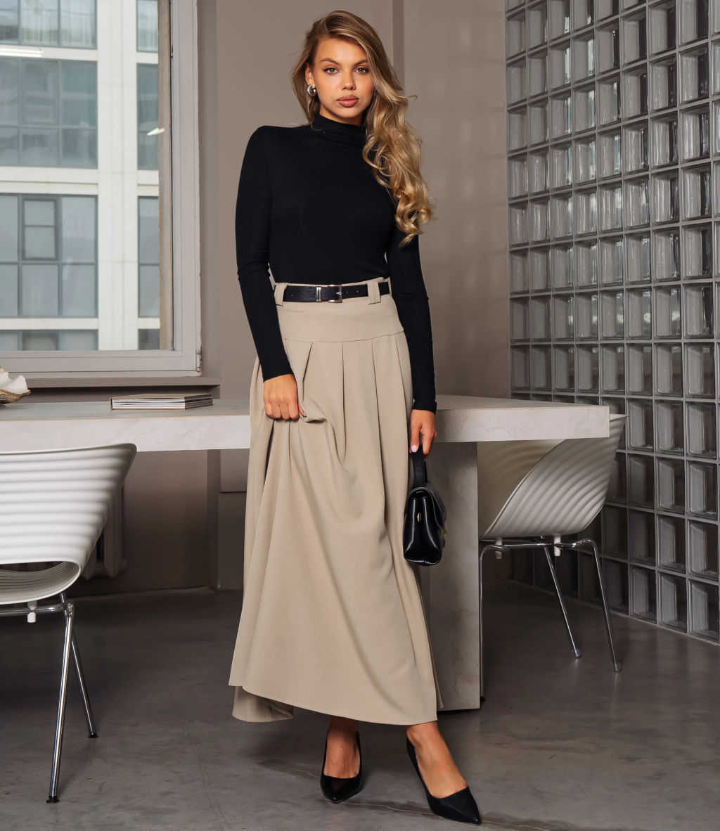 Водолазка #КТ9037, чёрный