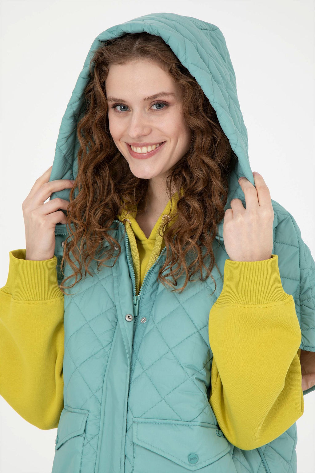 Женское мятное пальто - U.s. polo assn фото 2