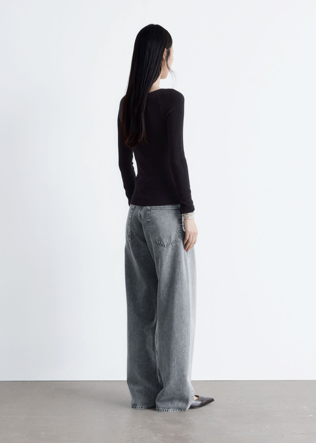 Top en punto de canal? con cuello barco - H&m фото 7