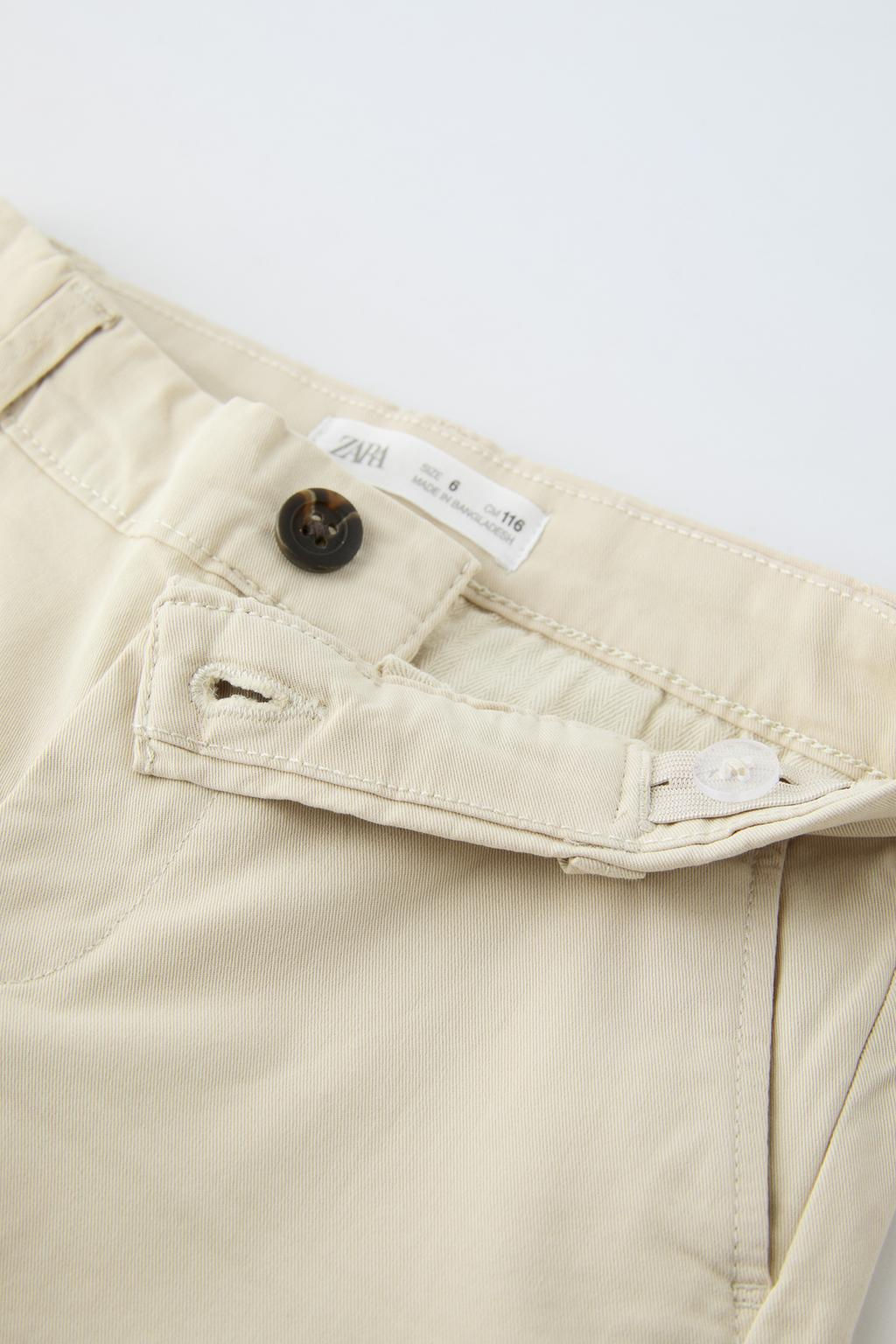 BASIC CHINO PANTOLON - Zara фото 7