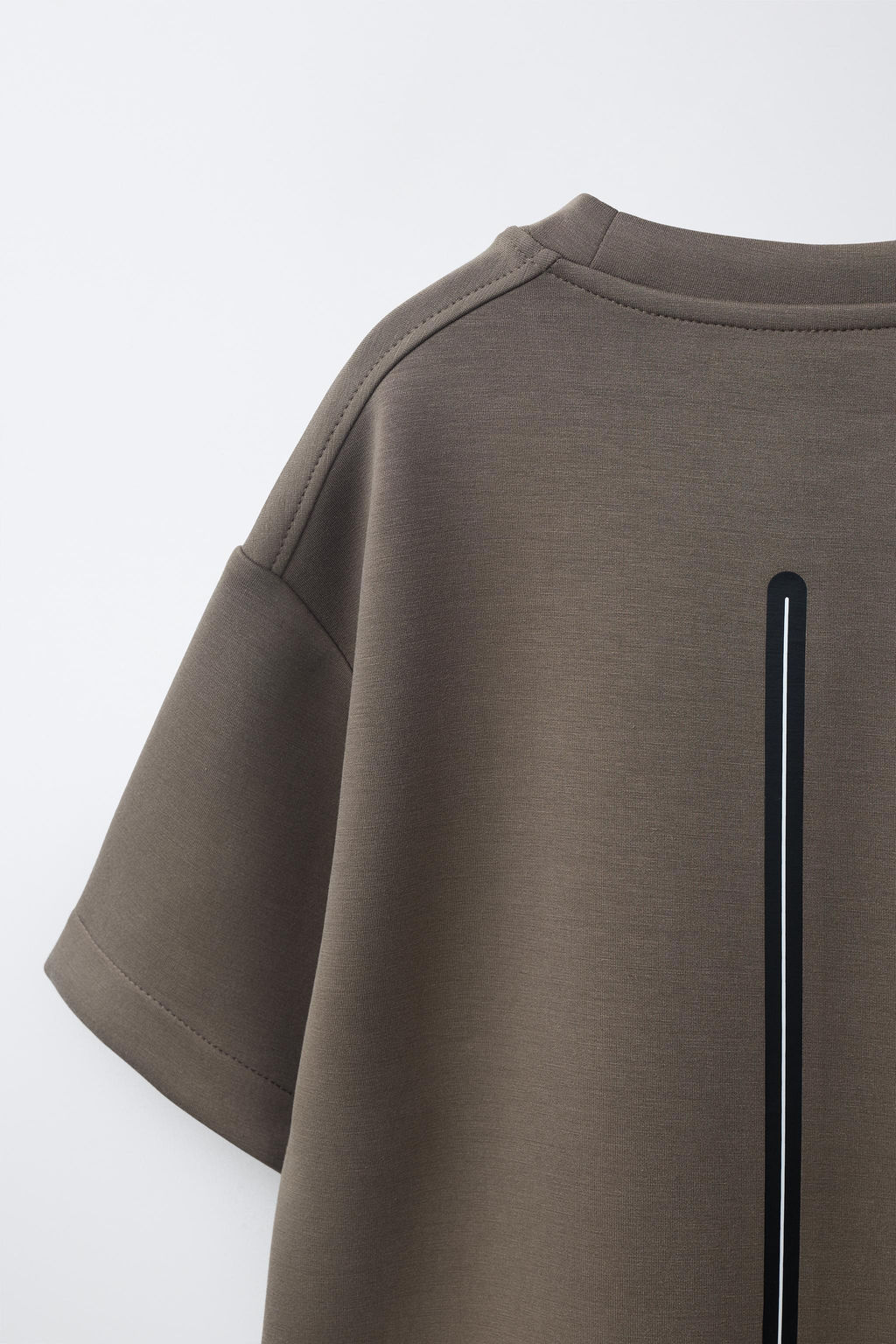 CAMISETA TEXTO SPORTY / Marr?n - Zara фото 7