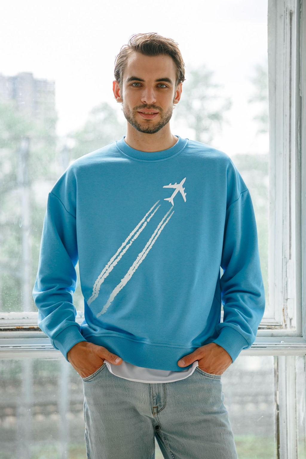 Свитшот мужской Sky - Captain's mate фото 4