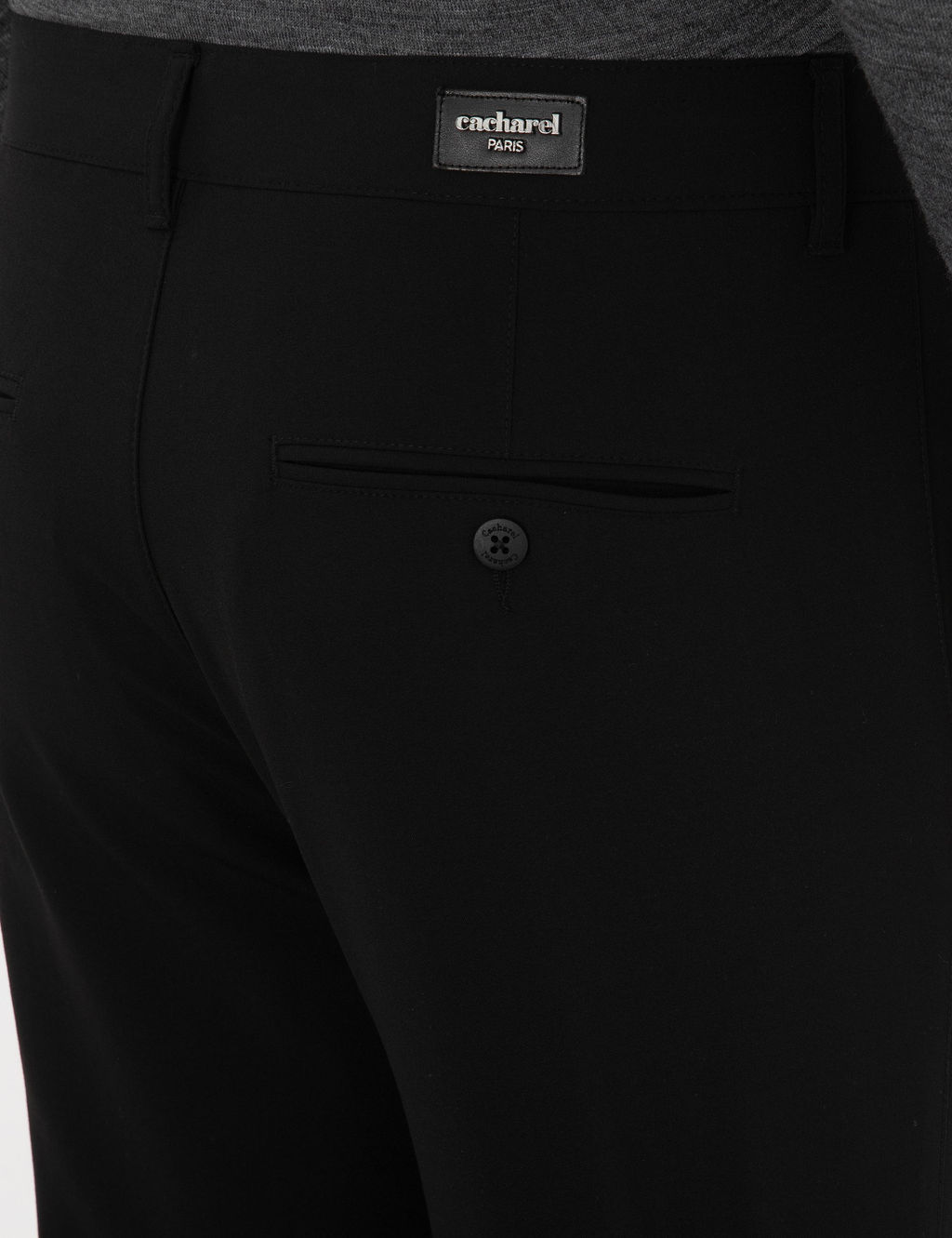 Siyah Slim Fit Kanvas Pantolon - Cacharel фото 6