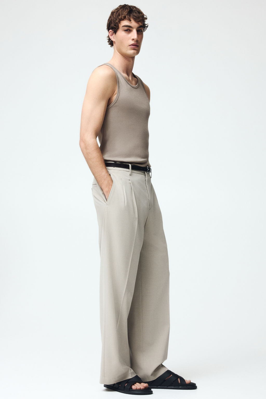 Camiseta sin mangas en canal? Slim Fit - H&m фото 10